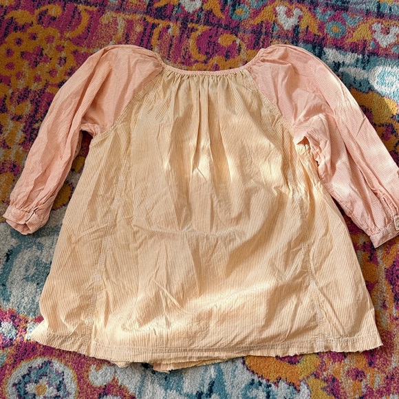 We The Free Peach and Cream Mini Dress - Picture 6 of 8